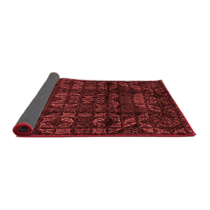 Abstract Red Modern Area Rugs