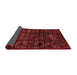 Abstract Red Modern Area Rugs