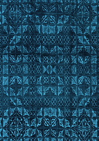 Abstract Light Blue Modern Rug, abs4489lblu