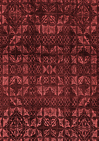 Abstract Red Modern Rug, abs4489red