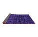 Sideview of Abstract Purple Modern Rug, abs4489pur