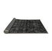 Sideview of Abstract Gray Modern Rug, abs4489gry