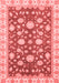 Oriental Red Traditional Area Rugs