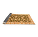 Sideview of Oriental Orange Traditional Rug, abs448org