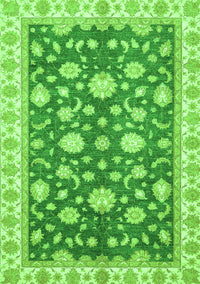 Oriental Green Traditional Rug, abs448grn