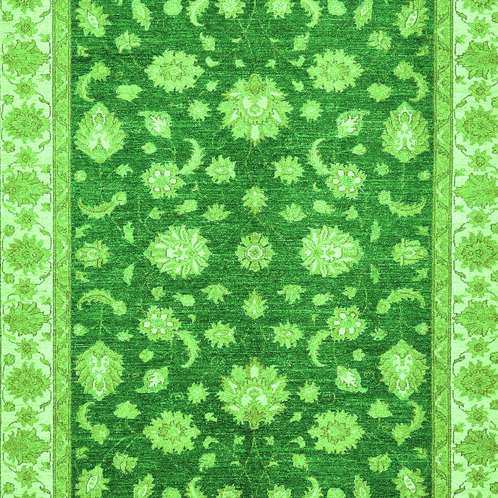 Oriental Green Traditional Rug, abs448grn