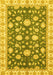 Oriental Yellow Traditional Rug, abs448yw