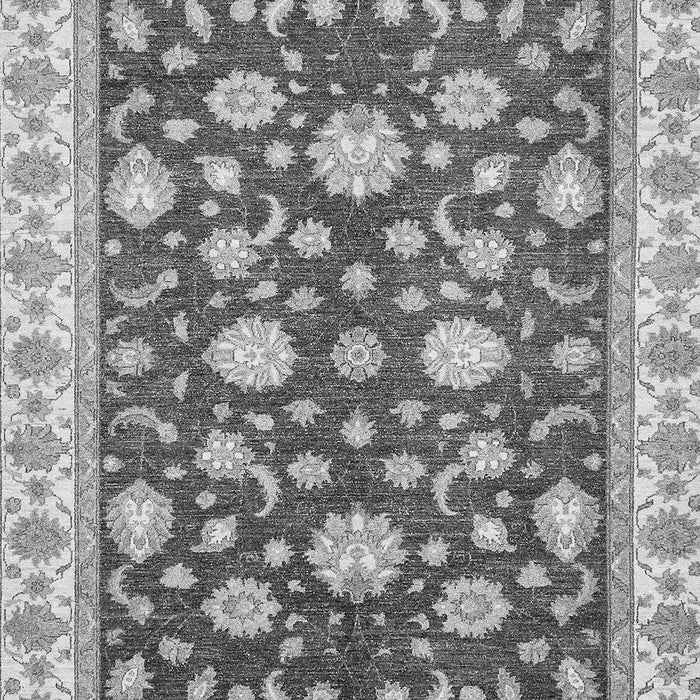 Machine Washable Oriental Gray Traditional Rug, wshabs448gry
