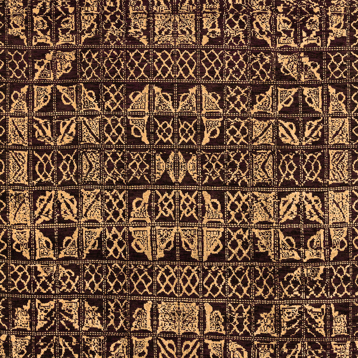 Machine Washable Abstract Orange Modern Area Rugs, wshabs4490org