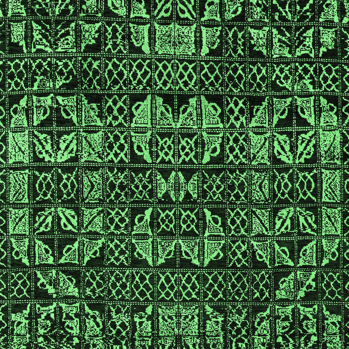 Abstract Emerald Green Modern Rug, abs4490emgrn