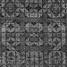 Square Machine Washable Abstract Gray Modern Rug, wshabs4490gry