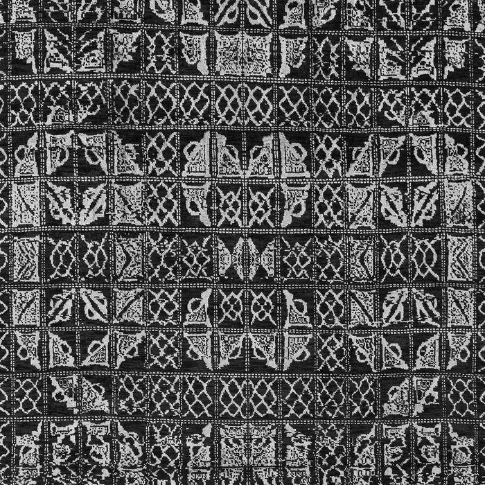 Machine Washable Abstract Gray Modern Rug, wshabs4490gry