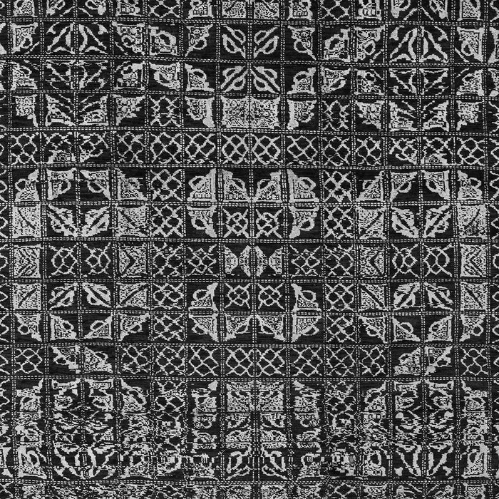 Square Abstract Gray Modern Rug, abs4490gry