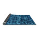 Sideview of Abstract Light Blue Modern Rug, abs4490lblu