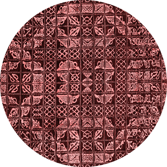 Machine Washable Abstract Red Modern Rug, wshabs4490red