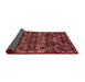 Abstract Red Modern Area Rugs