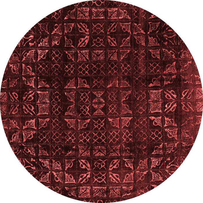 Abstract Red Modern Rug, abs4491red
