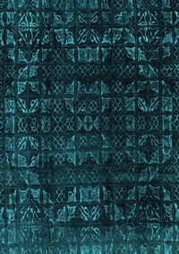 Abstract Turquoise Modern Rug, abs4491turq