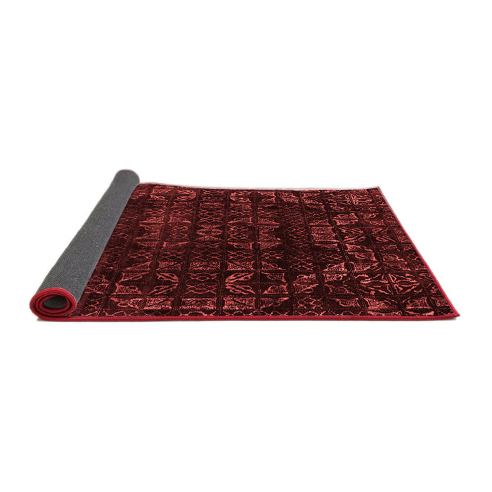 Abstract Red Modern Area Rugs
