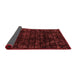 Abstract Red Modern Area Rugs