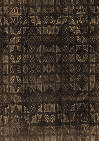 Abstract Brown Modern Rug, abs4491brn