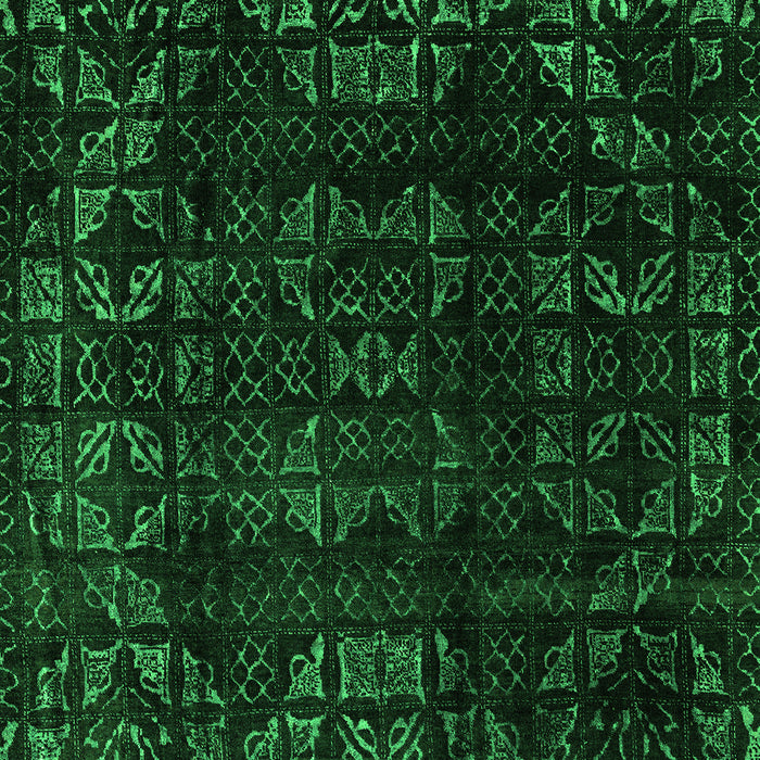 Machine Washable Abstract Green Modern Area Rugs, wshabs4491grn