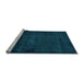 Sideview of Machine Washable Abstract Light Blue Modern Rug, wshabs4492lblu