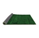 Sideview of Abstract Green Modern Rug, abs4492grn