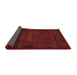 Abstract Red Modern Area Rugs