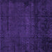 Square Abstract Purple Modern Rug, abs4492pur