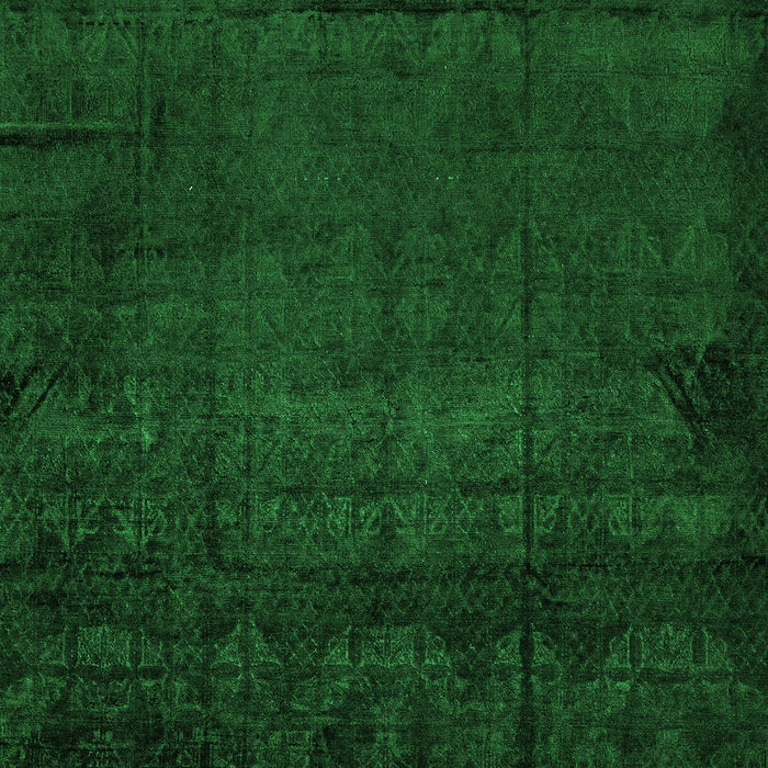 Machine Washable Abstract Green Modern Area Rugs, wshabs4492grn