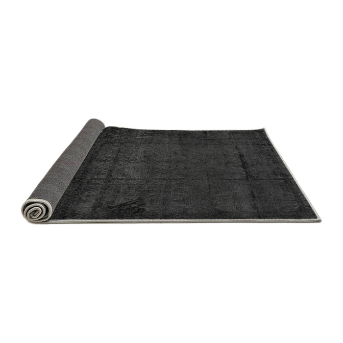 Sideview of Abstract Gray Modern Rug, abs4492gry