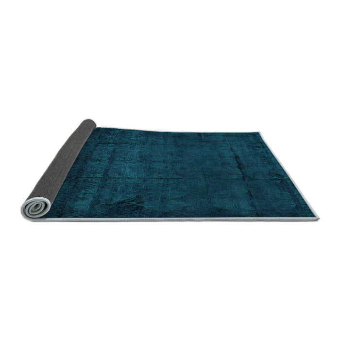 Sideview of Abstract Light Blue Modern Rug, abs4492lblu