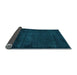 Sideview of Abstract Light Blue Modern Rug, abs4492lblu