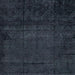 Square Machine Washable Abstract Dark Slate Gray Green Rug, wshabs4492