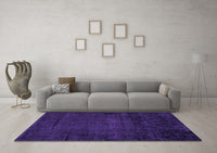 Machine Washable Abstract Purple Modern Rug, wshabs4492pur