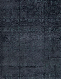 Machine Washable Abstract Dark Slate Gray Green Rug, wshabs4492