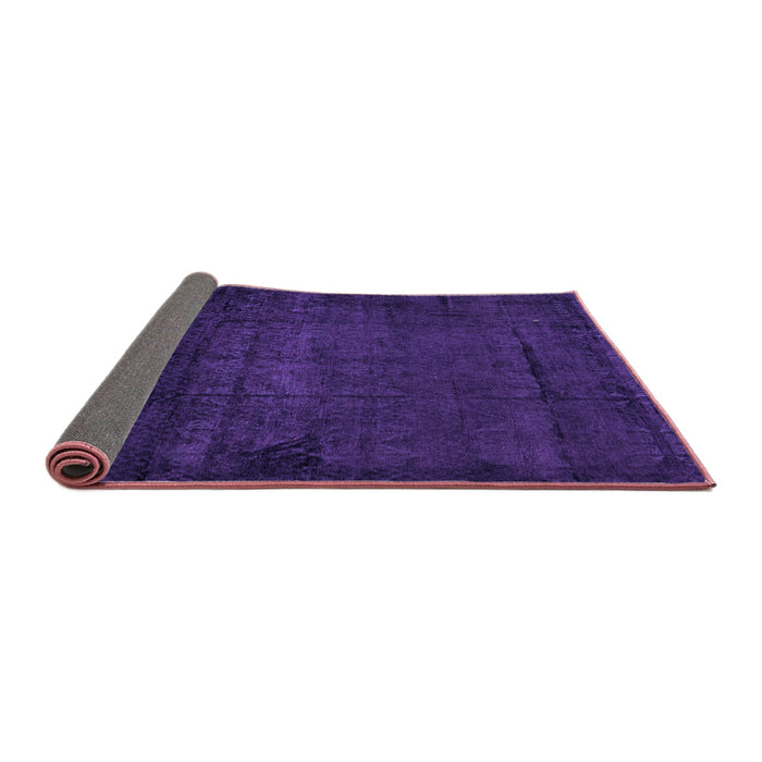 Sideview of Abstract Purple Modern Rug, abs4492pur