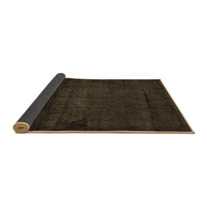 Sideview of Abstract Brown Modern Rug, abs4492brn