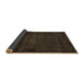 Sideview of Abstract Brown Modern Rug, abs4492brn