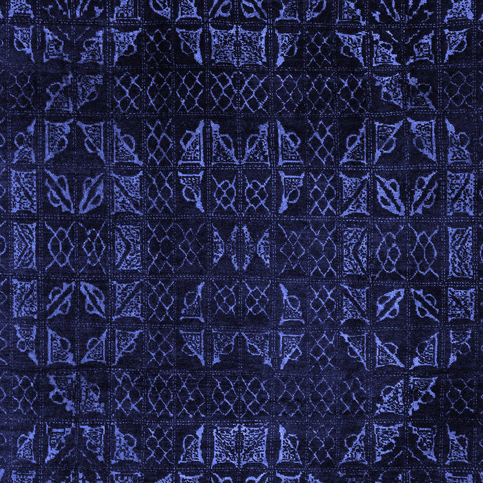 Abstract Blue Modern Rug, abs4493blu
