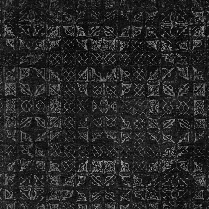 Square Machine Washable Abstract Gray Modern Rug, wshabs4493gry