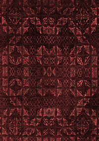 Abstract Red Modern Rug, abs4493red