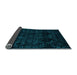 Sideview of Abstract Light Blue Modern Rug, abs4493lblu