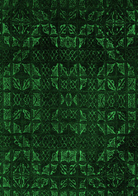 Abstract Green Modern Rug, abs4493grn