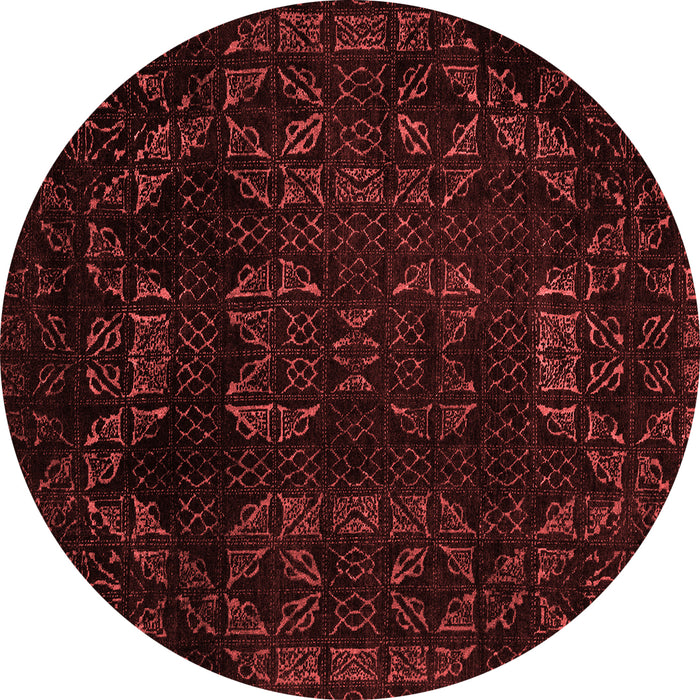 Abstract Red Modern Rug, abs4493red