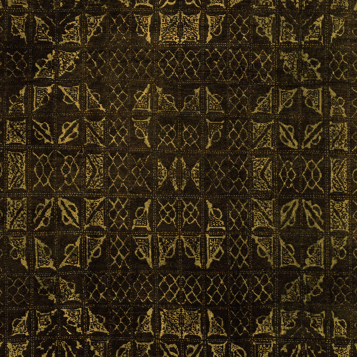 Abstract Orange Modern Rug, abs4493org