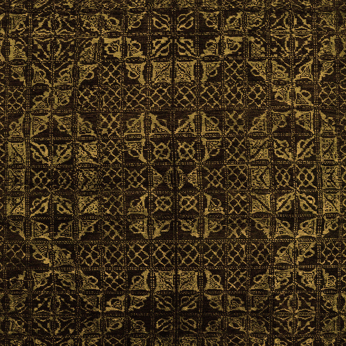 Square Abstract Orange Modern Rug, abs4494org