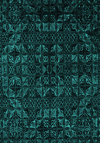 Abstract Turquoise Modern Rug, abs4494turq