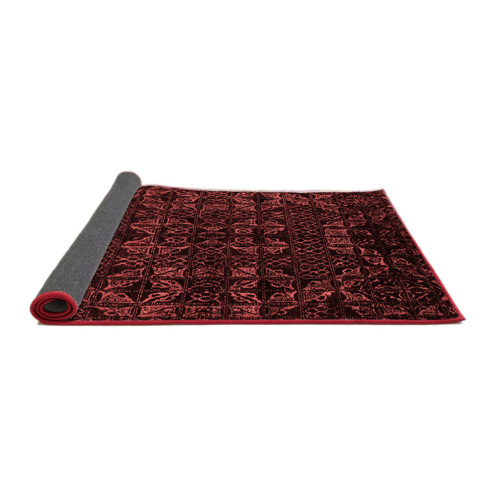 Abstract Red Modern Area Rugs